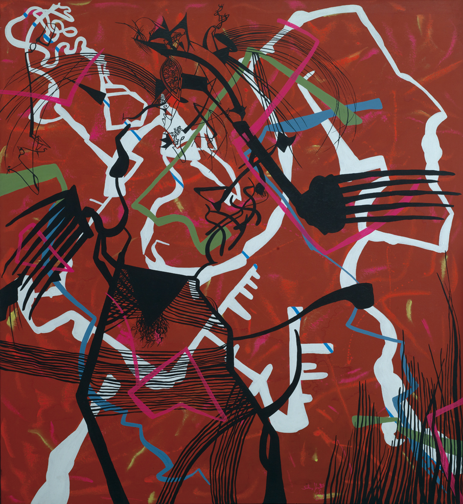 C. G. Jung, 145x130, akril, vászon, 1987. ZIMÁNYI László gyűjteménye